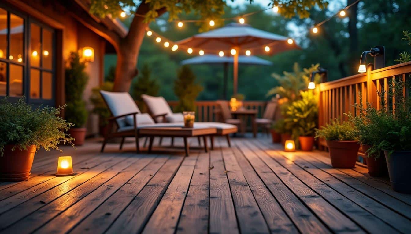 Découvrez des idées de spots encastrés pour sublimer l’éclairage de terrasse