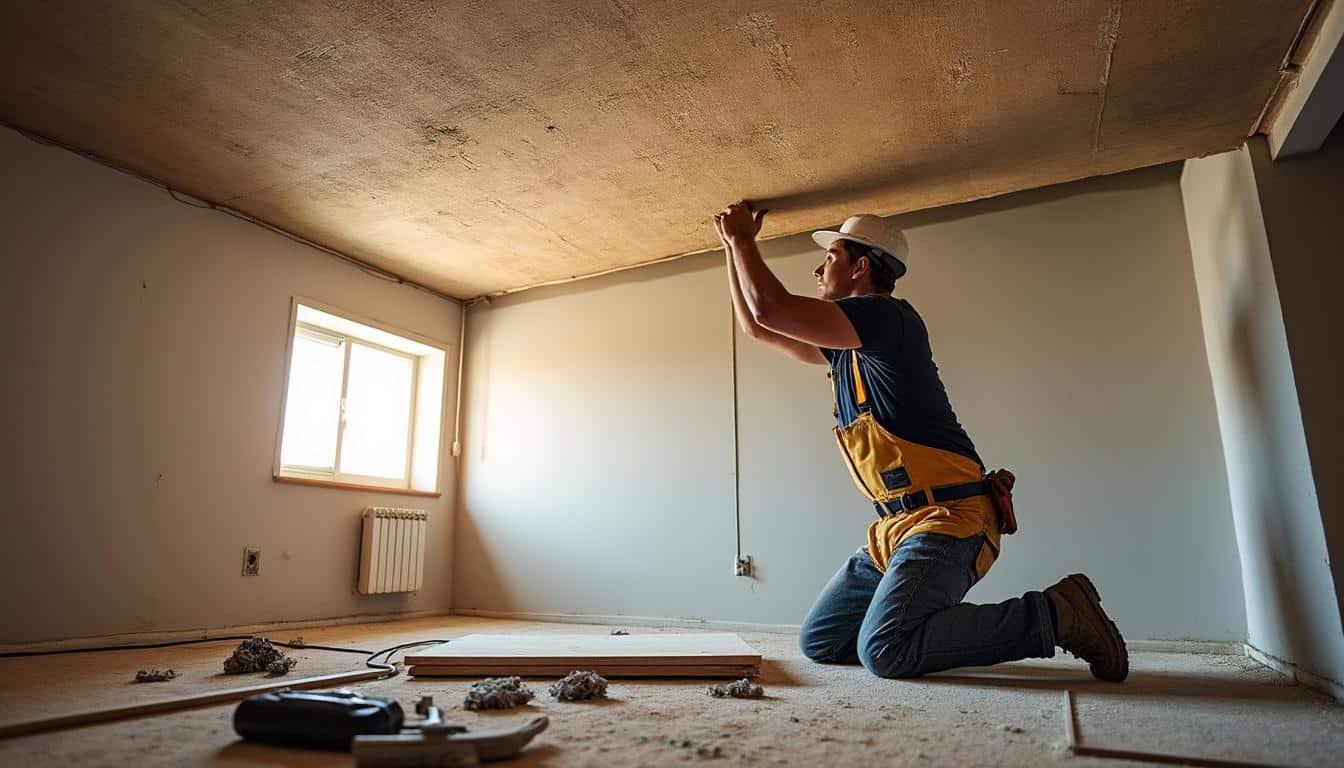 Réduire les bruits avec une isolation phonique de plafond