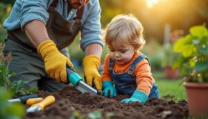 Sécurité et conseils pour utiliser un sécateur au potager avec des enfants