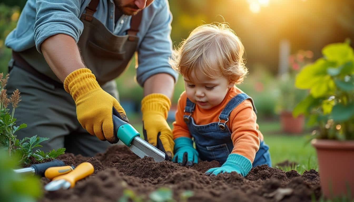 Sécurité et conseils pour utiliser un sécateur au potager avec des enfants
