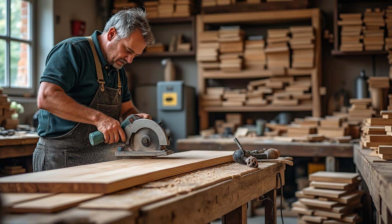 Illustration: Les étapes essentielles pour scier du bois et optimiser le rendement matière