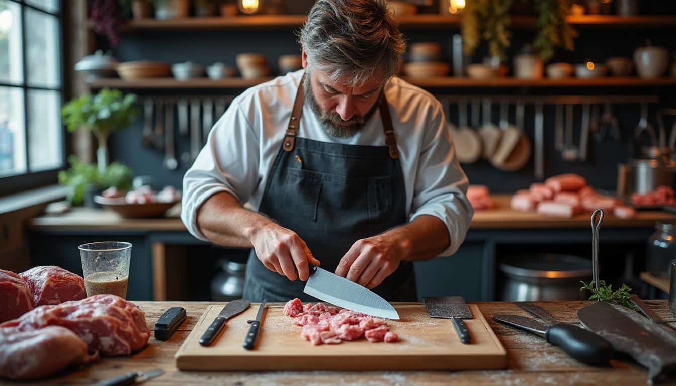 Illustration: Comprendre l’importance de la lame dans le matériel du boucher