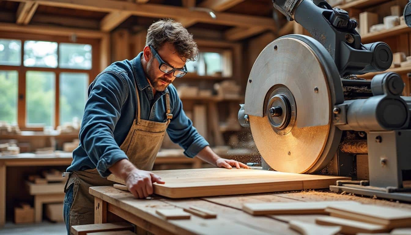 Illustration: Comprendre le rôle et les caractéristiques essentielles de la scie circulaire fixe