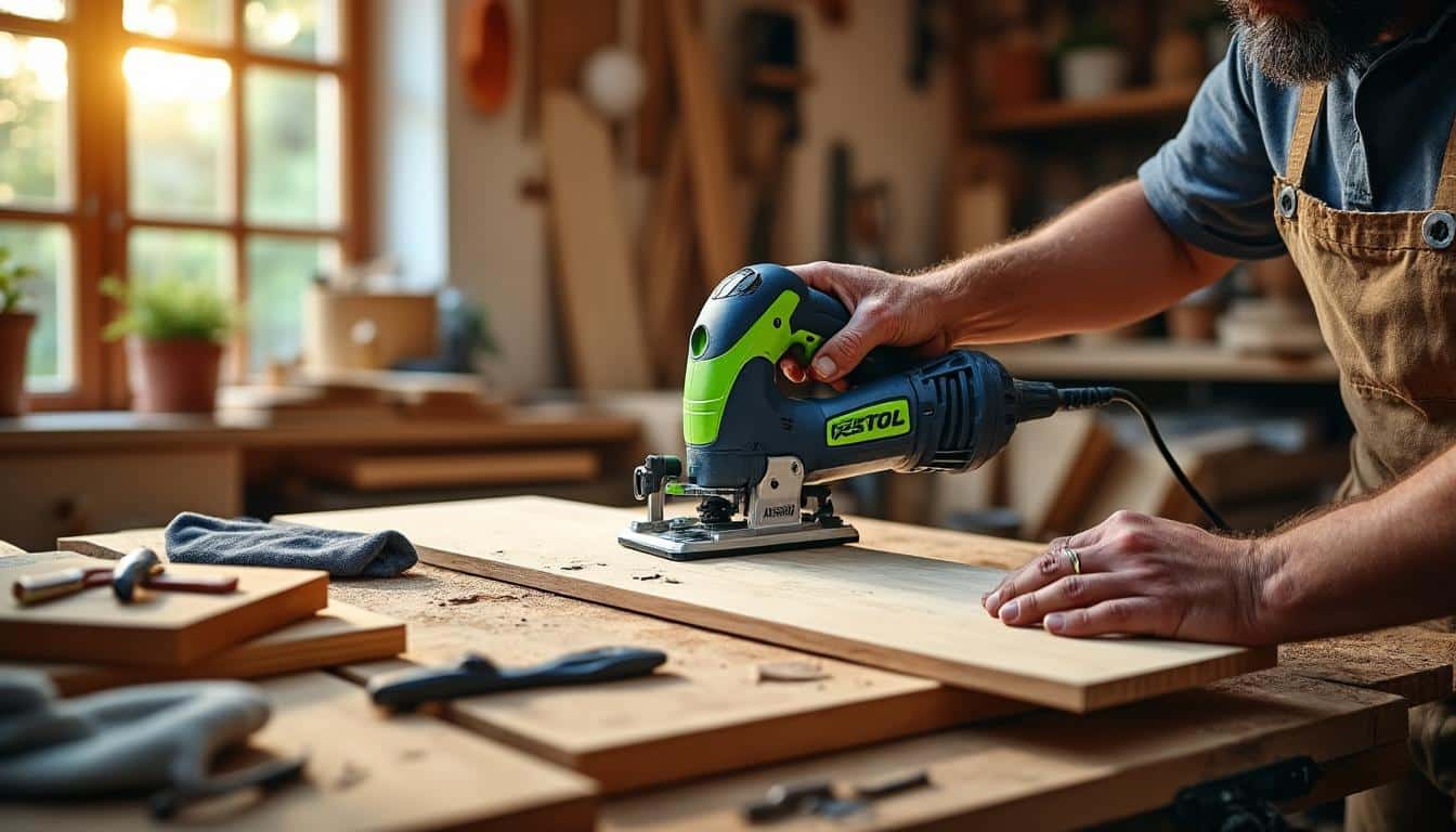 Illustration: Astuces pratiques pour utiliser et entretenir votre scie sauteuse Festool PS 300 au quotidien