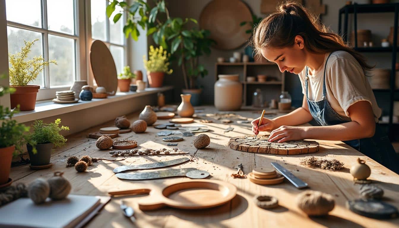 Illustration: Découvrir les matériaux pour créer une applique murale unique