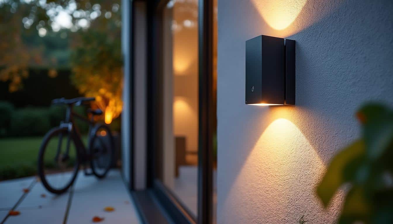 Applique murale extérieur avec détecteur de mouvement : sécurité et économie