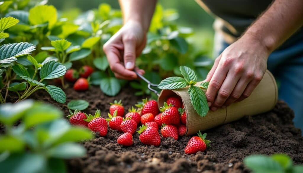 Engrais du fraisier naturel : guide pour une culture saine et durable