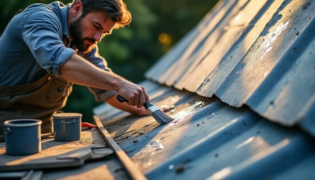 Peinture de toiture en tôle : protection et isolation durable