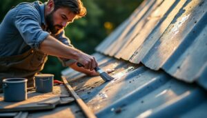 Peinture de toiture en tôle : protection et isolation durable