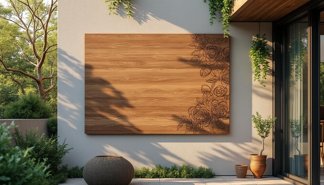 Panneau décoratif mural extérieur : style et protection pour vos murs
