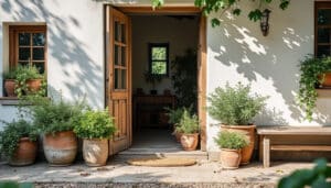 Décoration de l’entrée extérieure de maison : style, matériaux et astuces