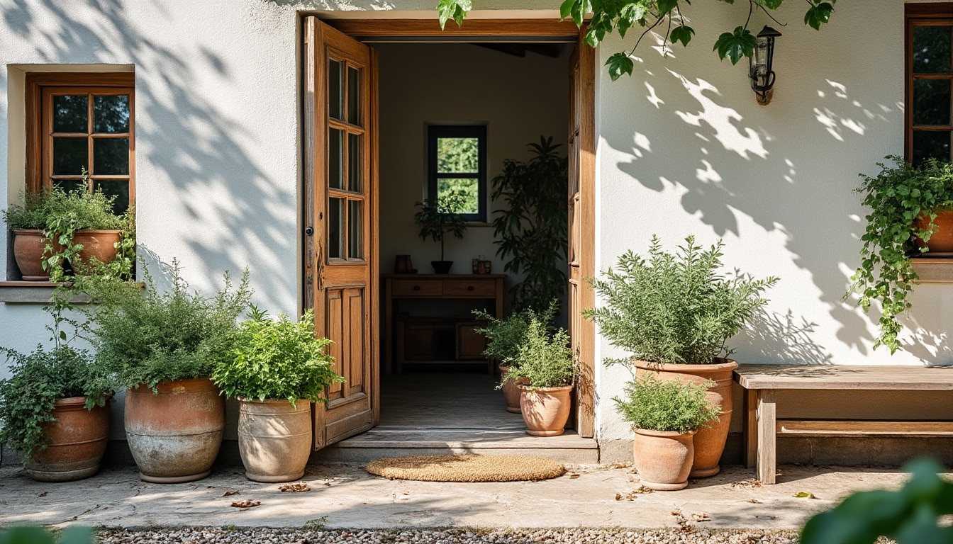 Décoration de l’entrée extérieure de maison : style, matériaux et astuces