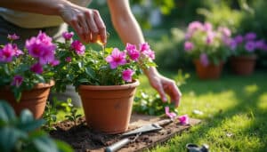 Engrais pour bougainvillier en pot : conseils pour une floraison éclatante