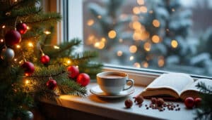 Décoration du rebord de fenêtre de Noël : idées et astuces créatives