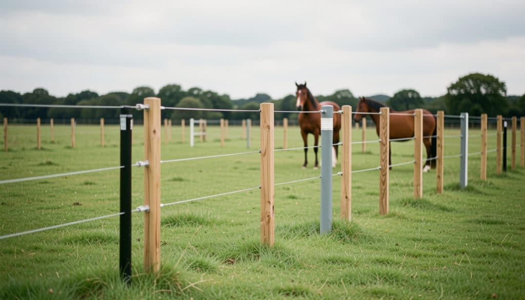 Quel piquet de clôture choisir pour les chevaux ?