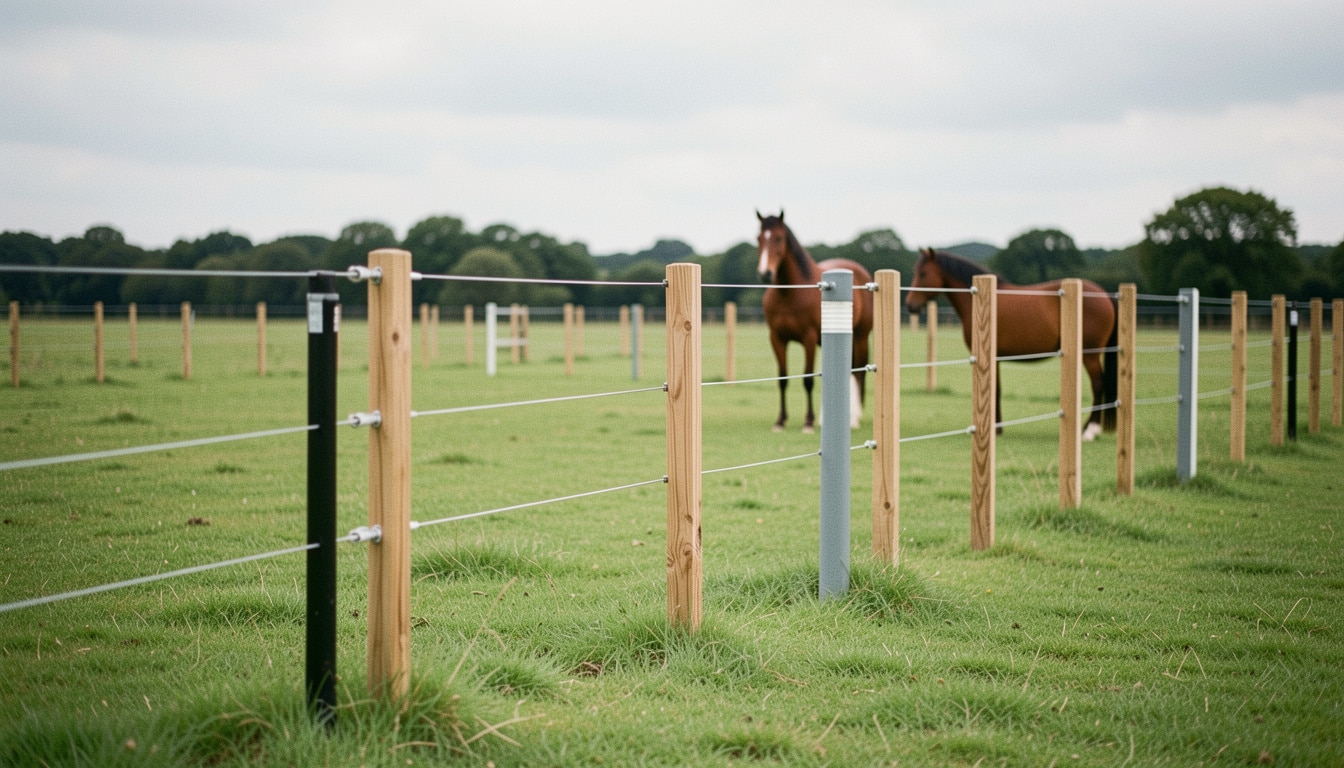 Quel piquet de clôture choisir pour les chevaux ?
