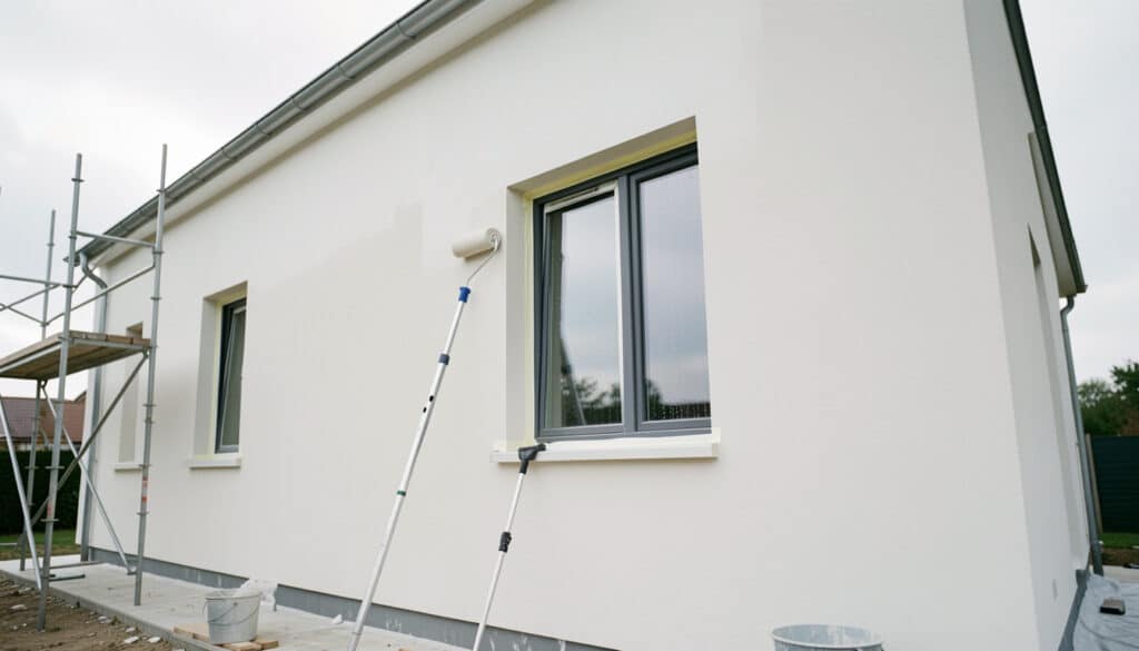 Peinture de façade au siloxane : avantages et pose