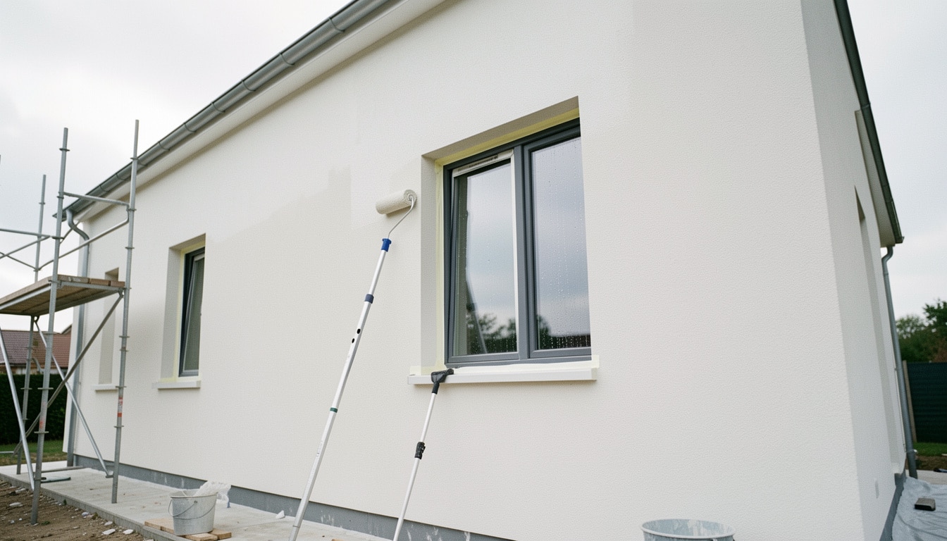 Peinture de façade au siloxane : avantages et pose