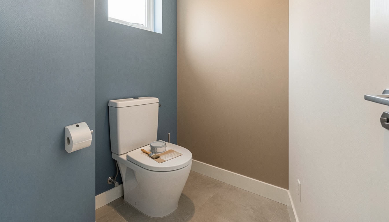 Peinture pour WC : couleurs, murs et finitions à choisir